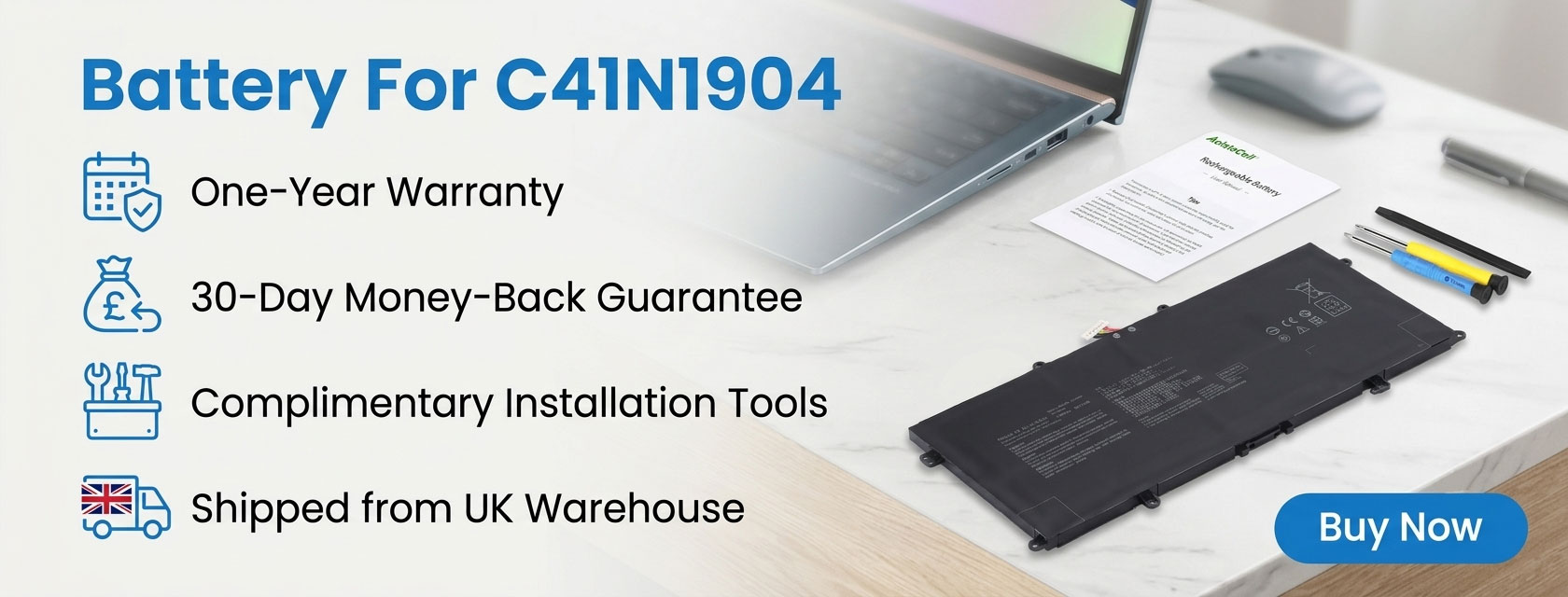 Battery for Asus C41N1904