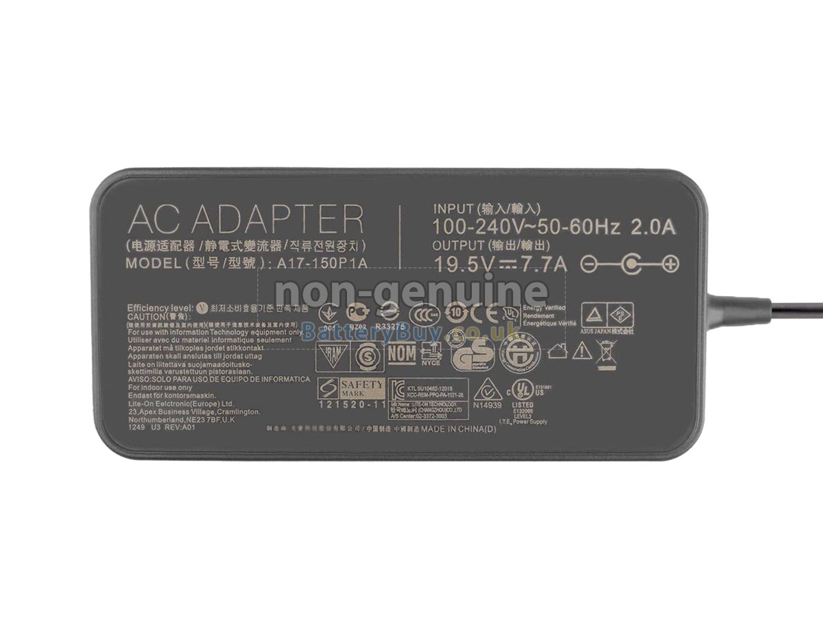 replacement adapter for Asus A18-150P1A