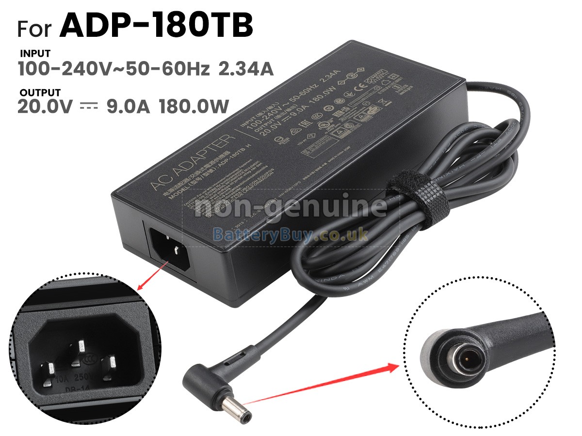replacement adapter for Asus ADP-180TB H