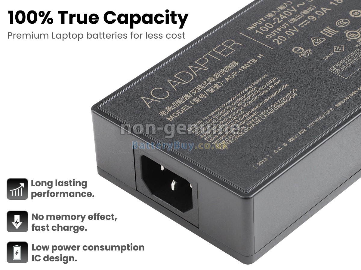 replacement adapter for Asus ADP-180TB H