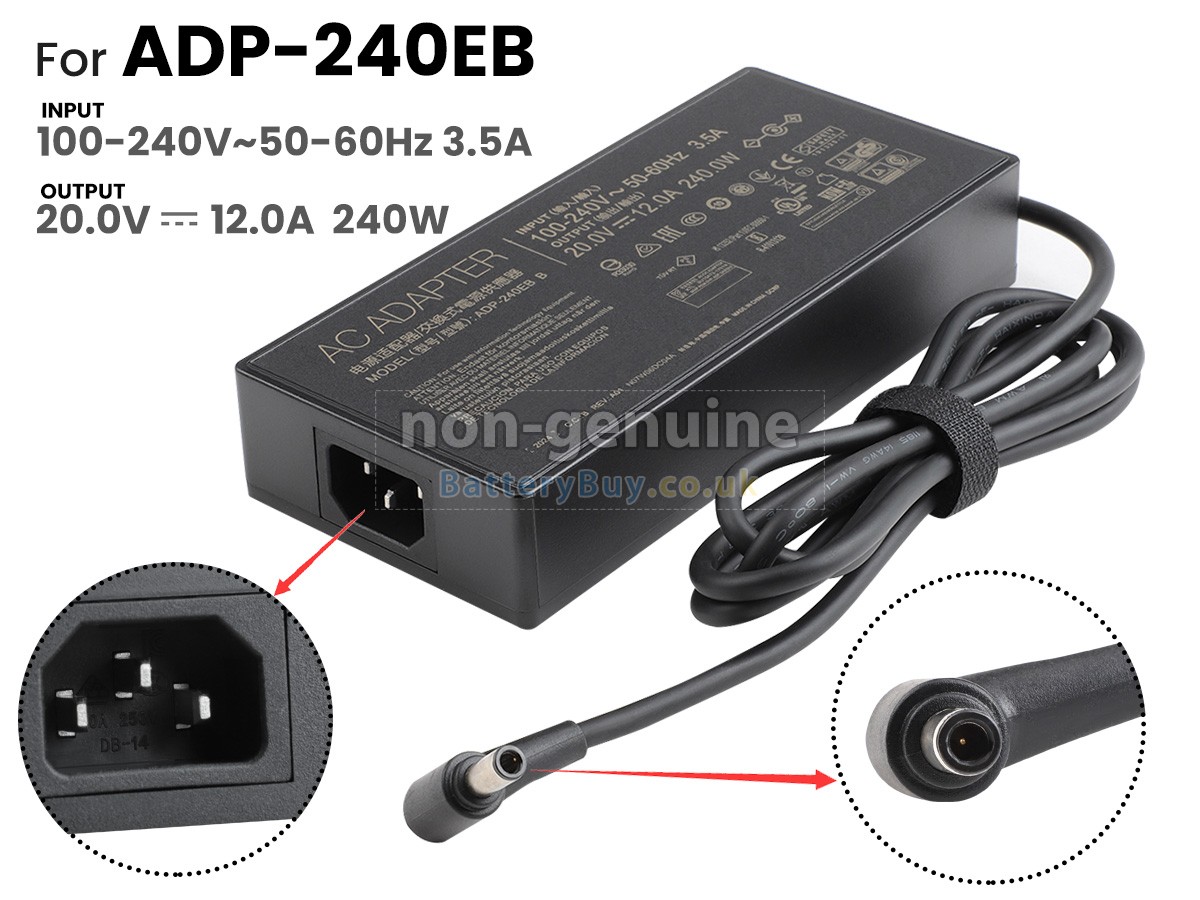 replacement adapter for Asus ADP-240EB B