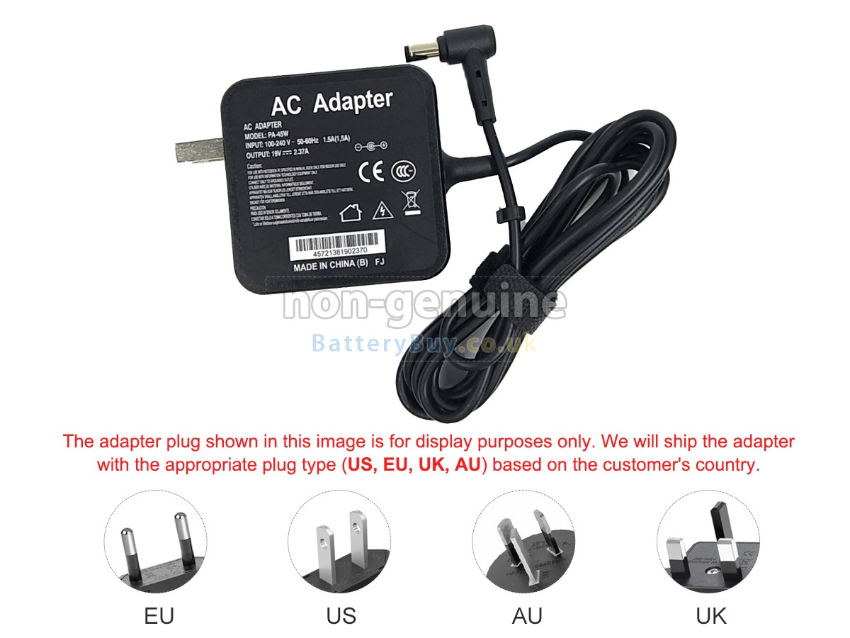 replacement adapter for Asus AD883120