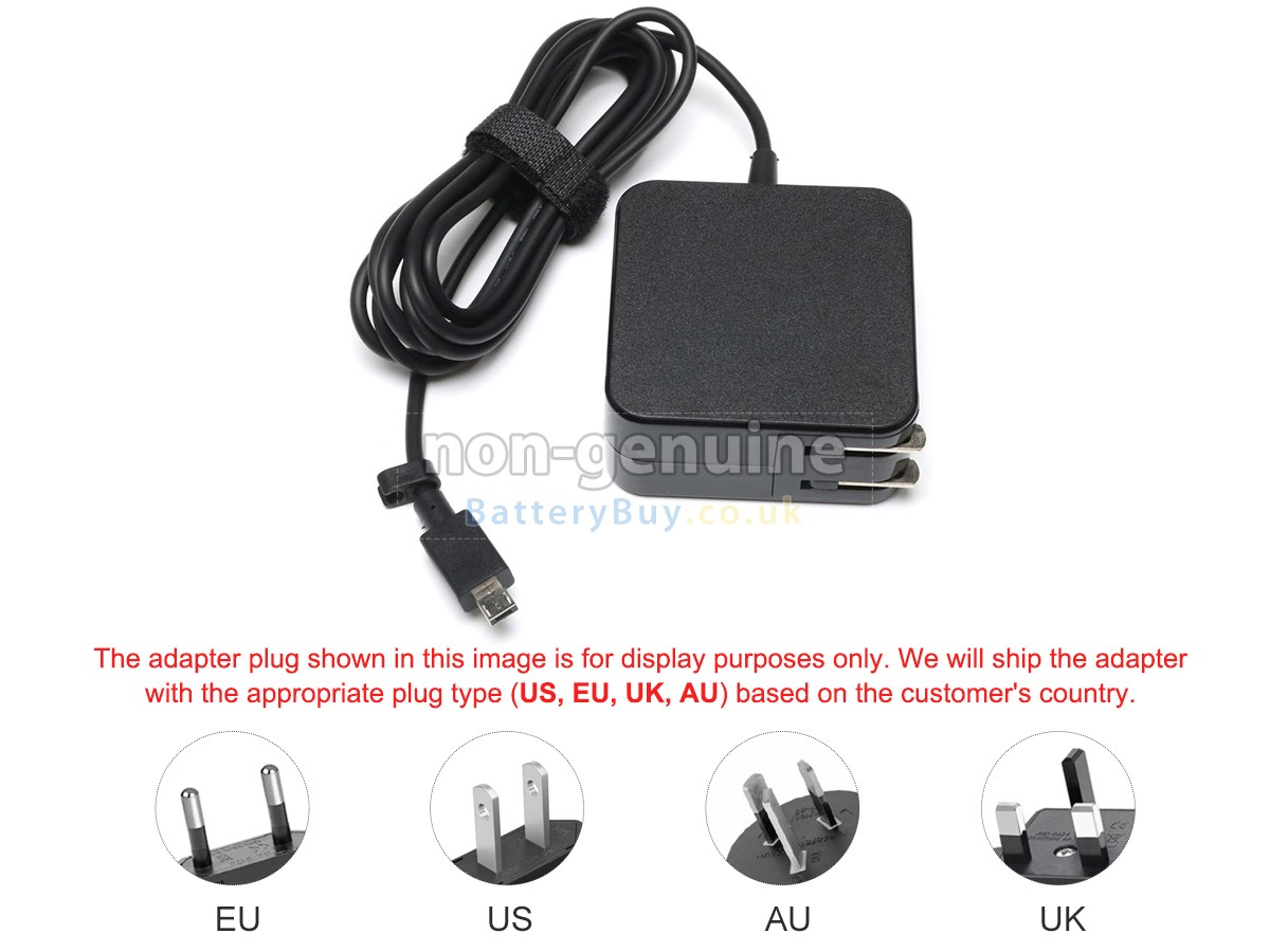 replacement adapter for Asus 19V 1.75A 33W USB