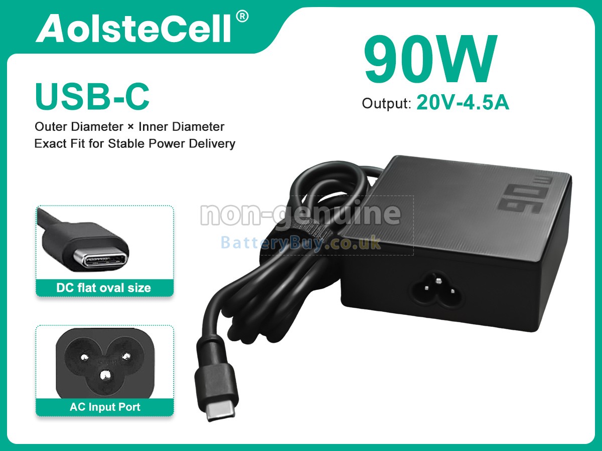 replacement adapter for Asus ADP-90RE B