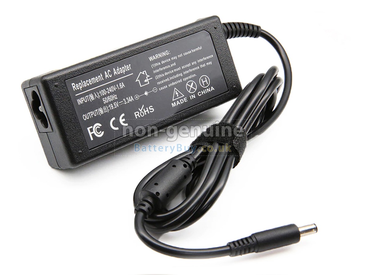 replacement adapter for Dell 65W 19.5V-3.34A 100-240V~1.6A 50/60HZ