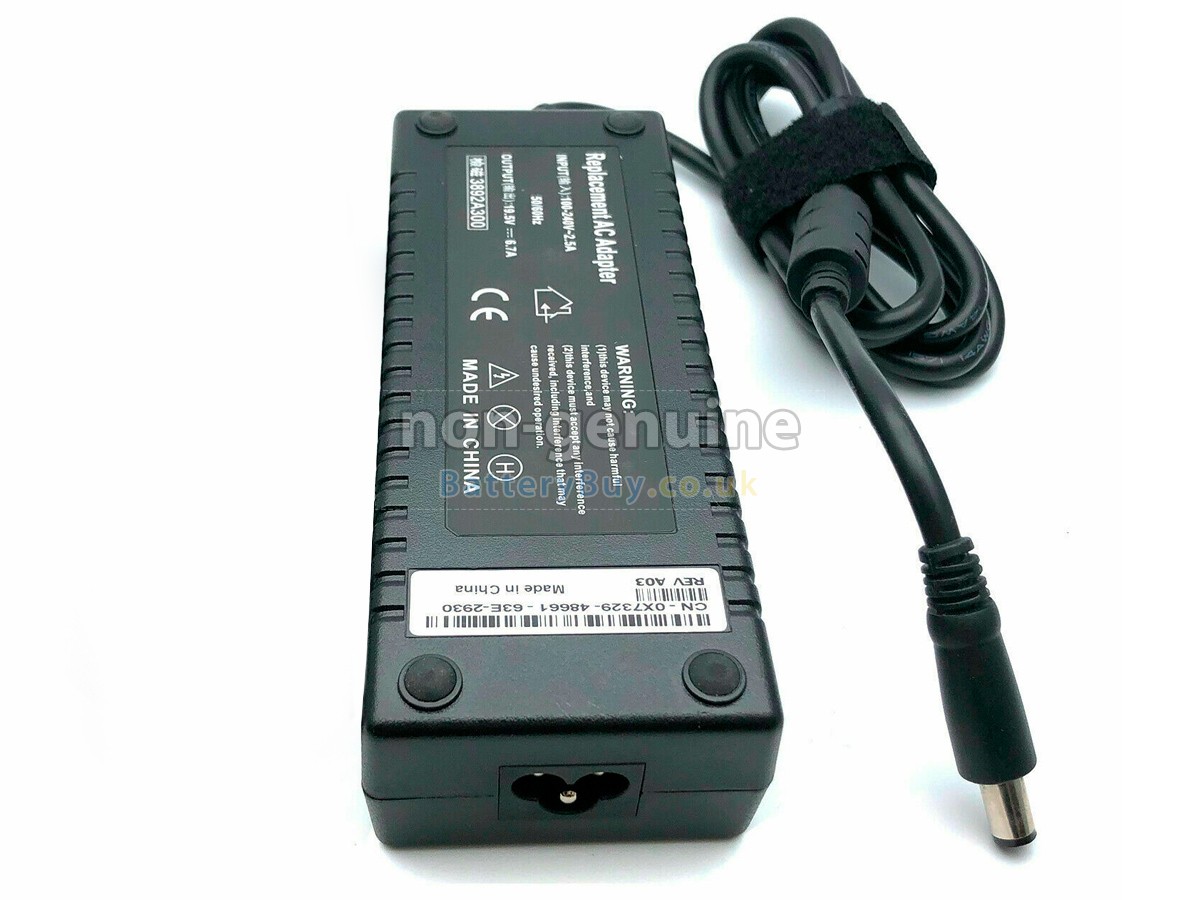 replacement adapter for Dell 130W 19.5V-6.7A 7.4*5.0MM