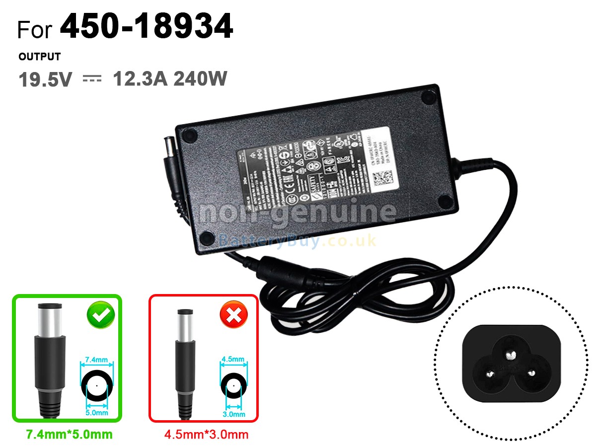 replacement adapter for Dell 450-18934