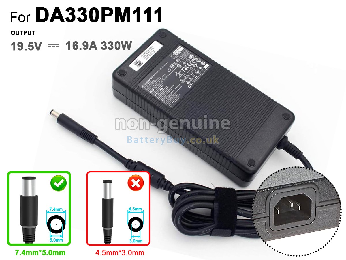 replacement adapter for Dell DA330PM111