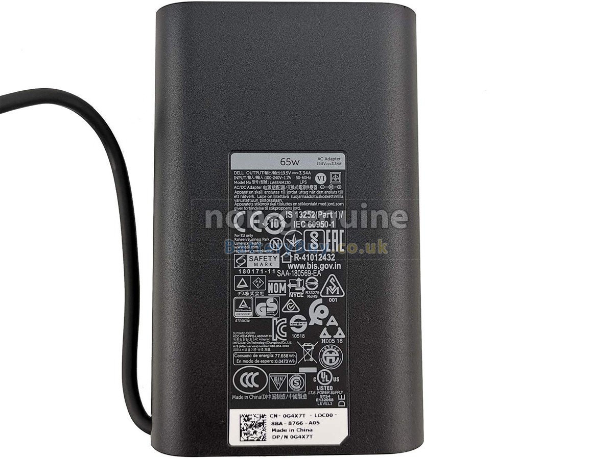 replacement adapter for Dell LA65NM130