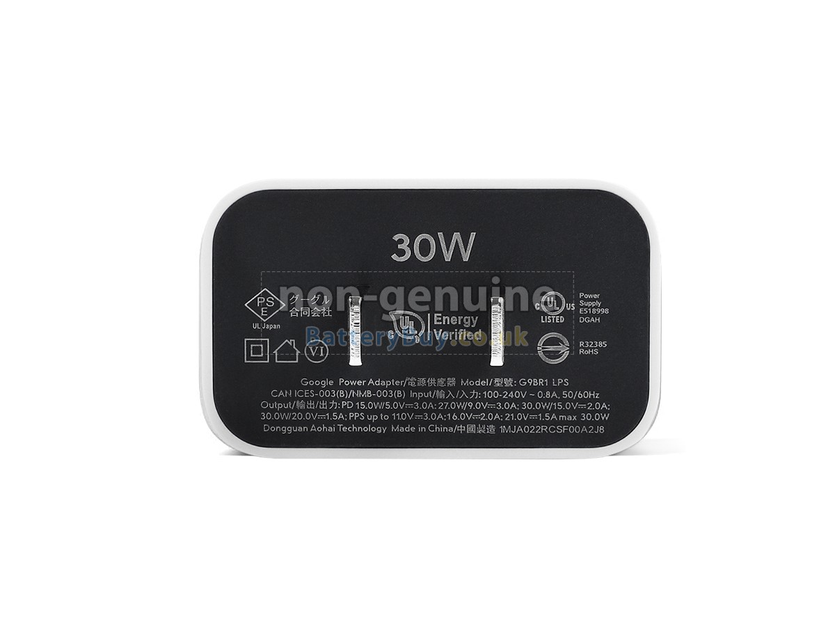 replacement adapter for Google 30W USB-C POWER CHARGER