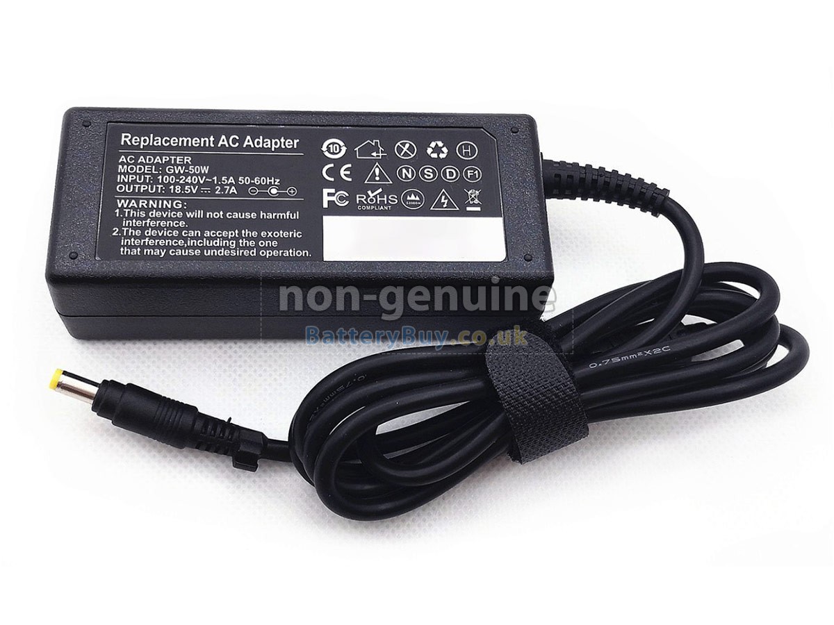 replacement adapter for HP 50W 18.5V-2.7A 100-240V~1.5A 50/60HZ