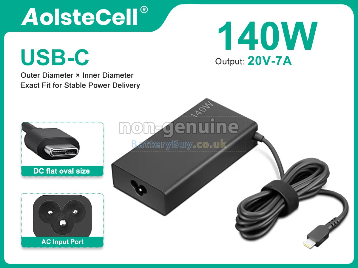 replacement adapter for Lenovo IDEAPAD PRO 5 LEGION 9 YOGA PRO 7 PRO 9 Y9000P R9000P Y7000P R7000P