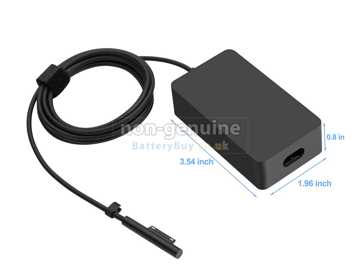 replacement adapter for Microsoft 44W 15V 2.58A