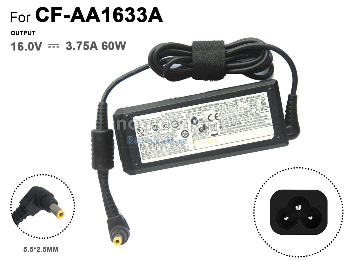 replacement adapter for Panasonic CF-AA6282AJS