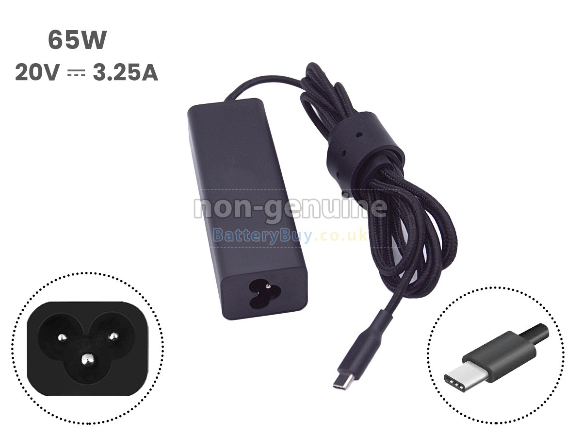 replacement adapter for Razer 65W 20V 3.25A USB-C