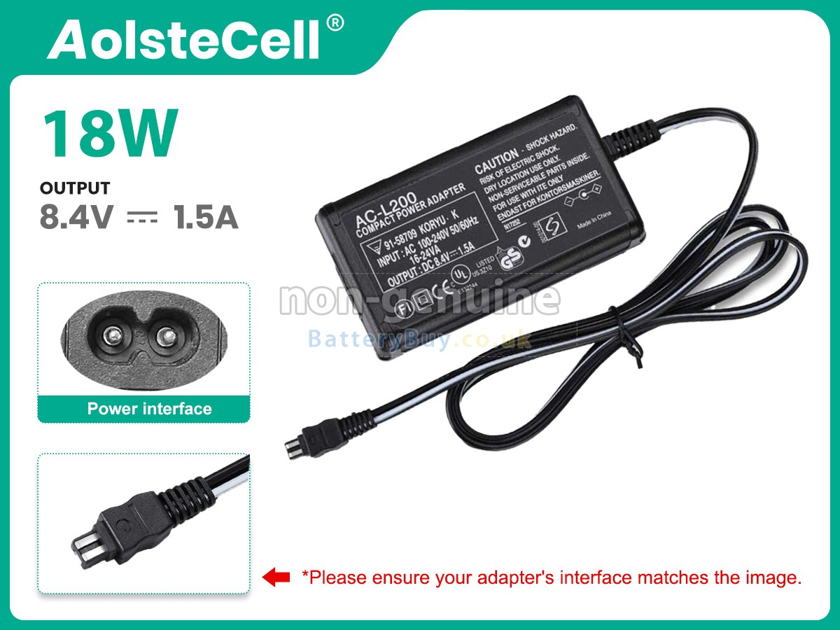 replacement adapter for Sony HDR-XR150