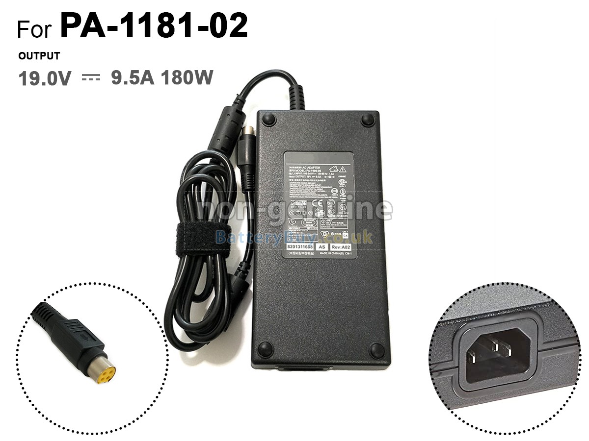 replacement adapter for Toshiba ADP-180HB B