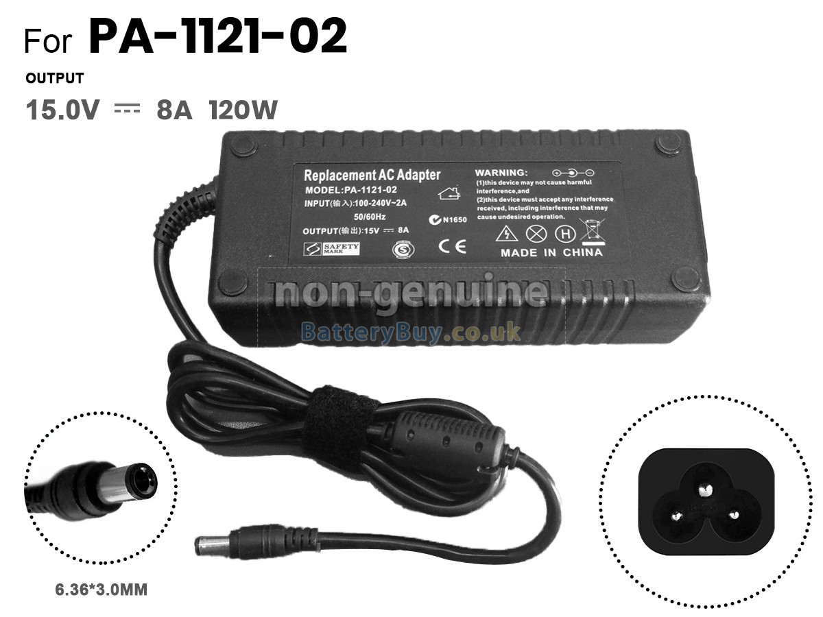 replacement adapter for Toshiba PA3237U-1ACA