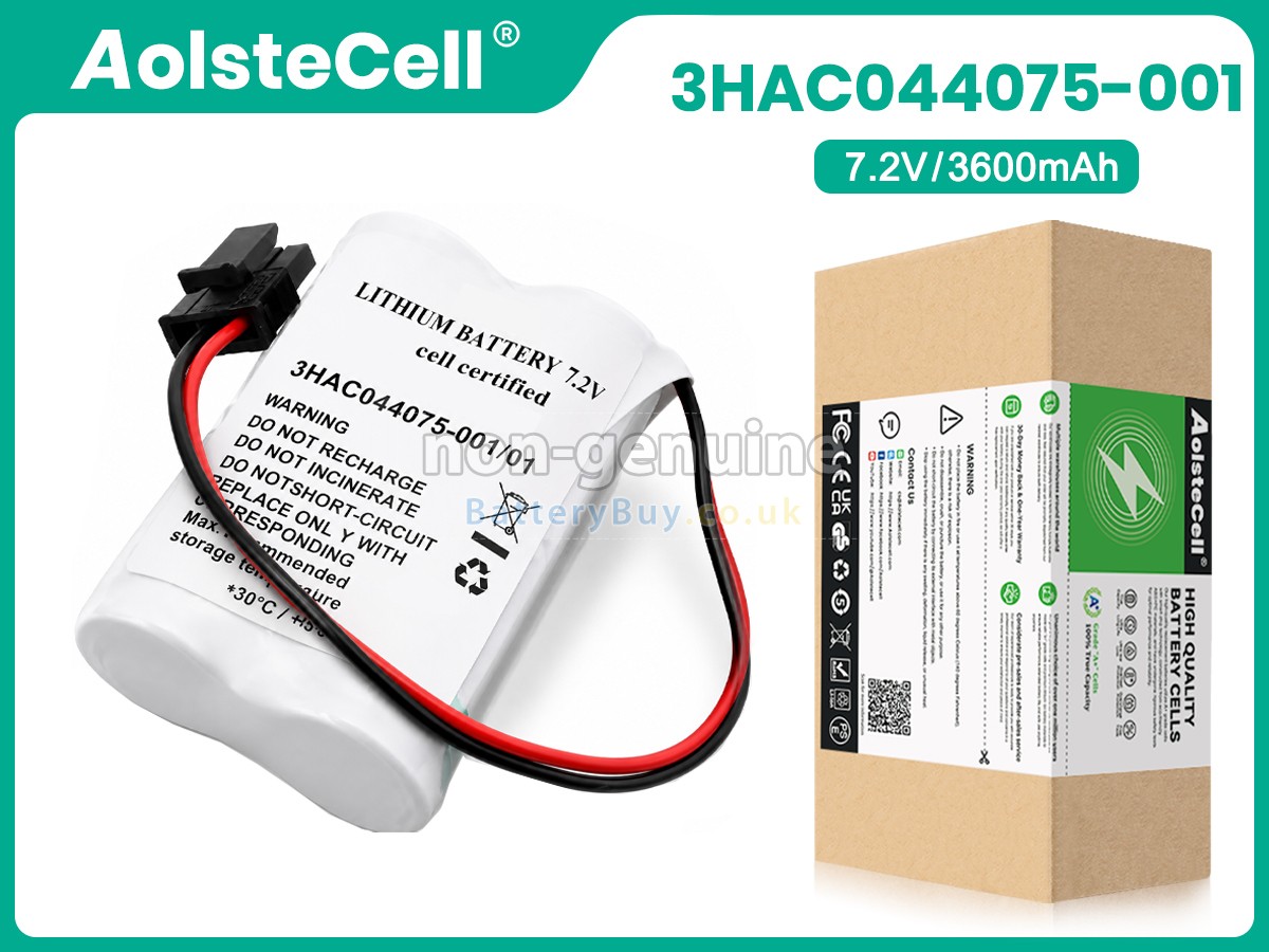 Replacement Battery for ABB 3HAC044075-01
