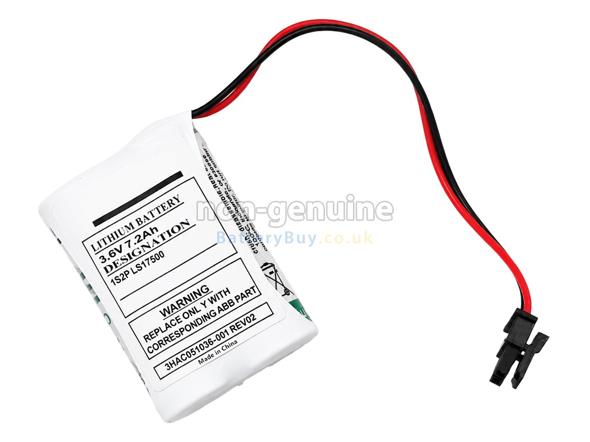 Replacement Battery for ABB 3HAC051036-001