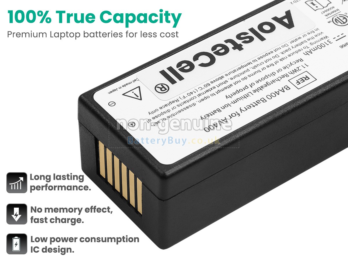 replacement battery for AccuVein BA400