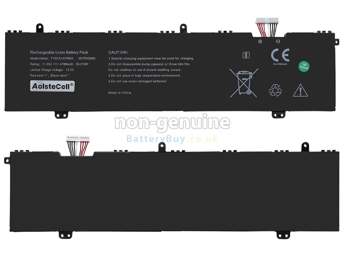 Replacement Battery for Acer T1561U-575983