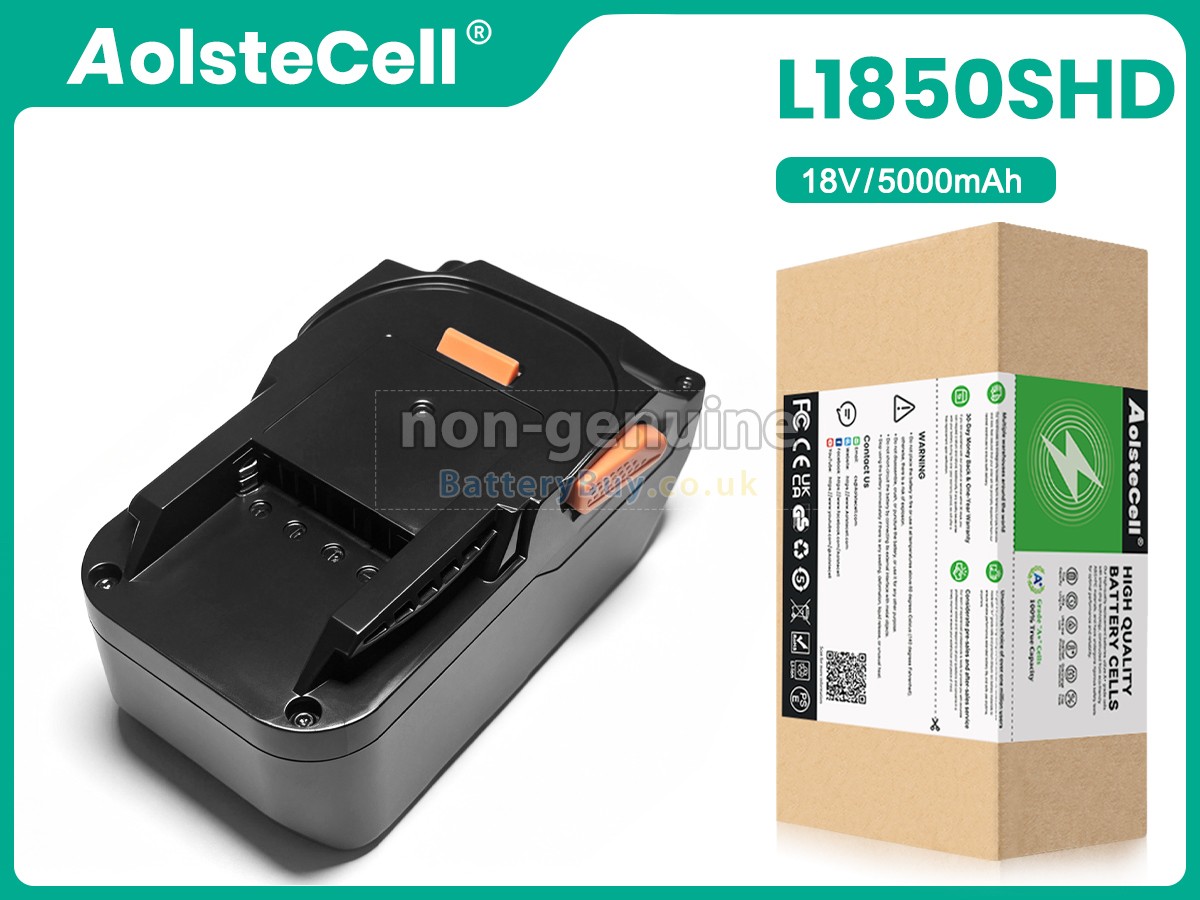 Replacement Battery for AEG 18V L1850SHD