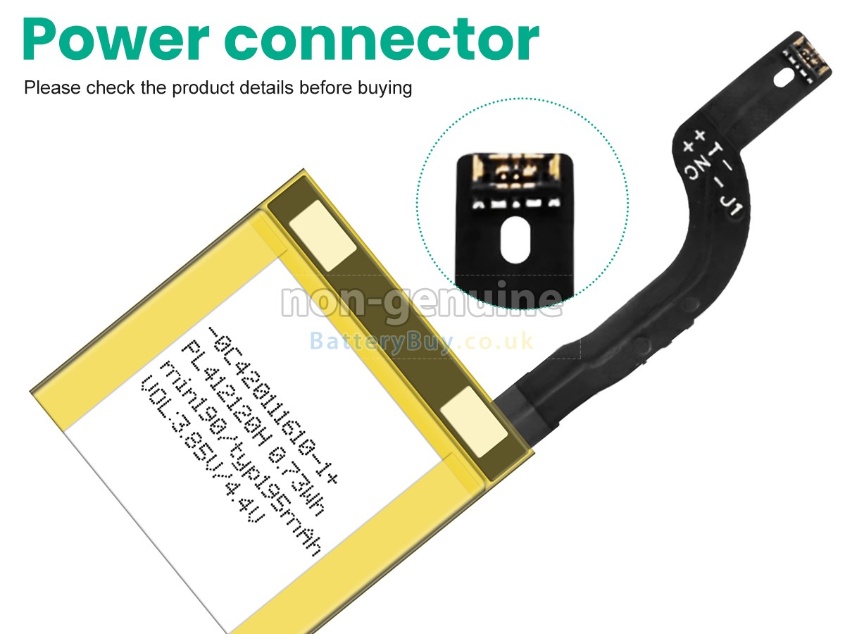 replacement battery for Amazfit GTR 42MM