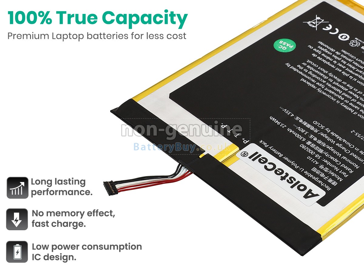 replacement battery for Amazon 2955C7