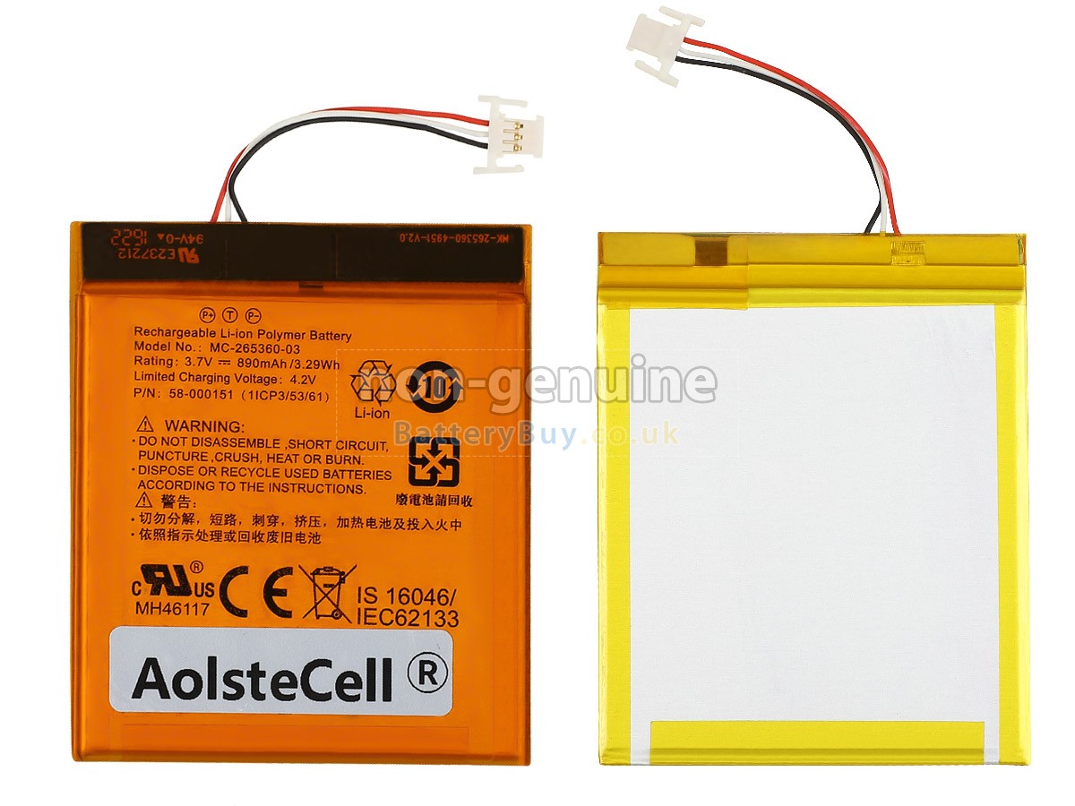 replacement battery for Amazon KINDLE 7 WP63GW