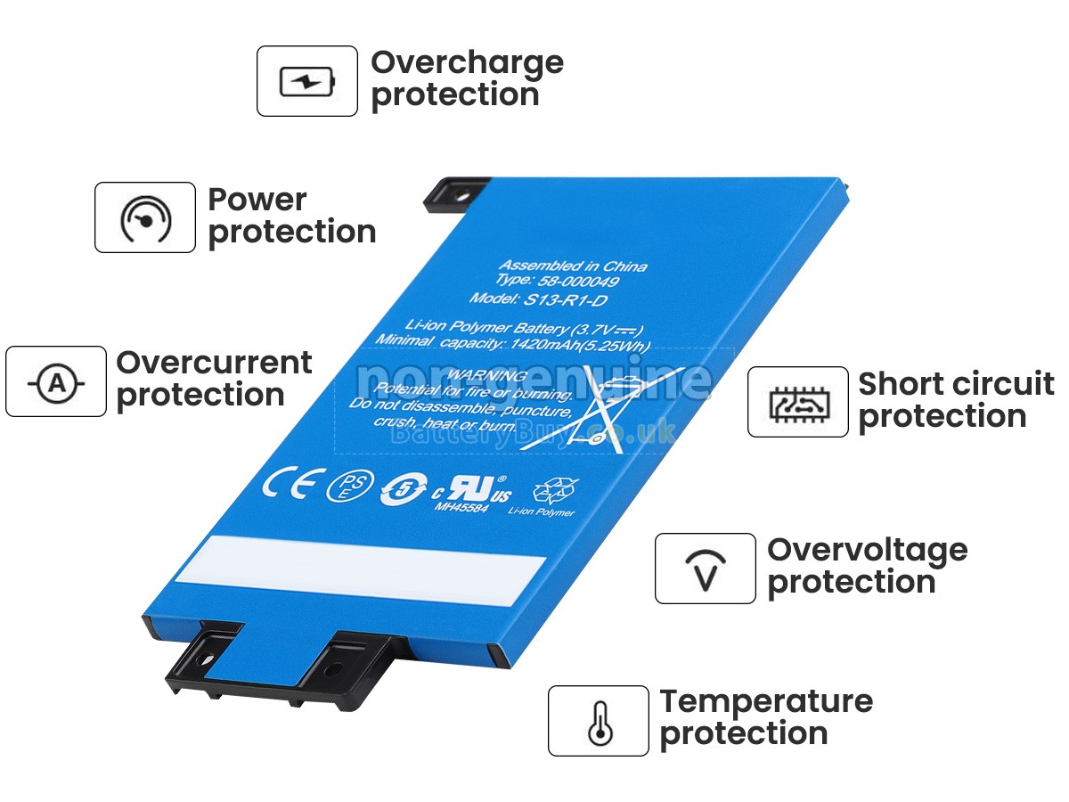 replacement battery for Amazon KINDLE 7 WP63GW