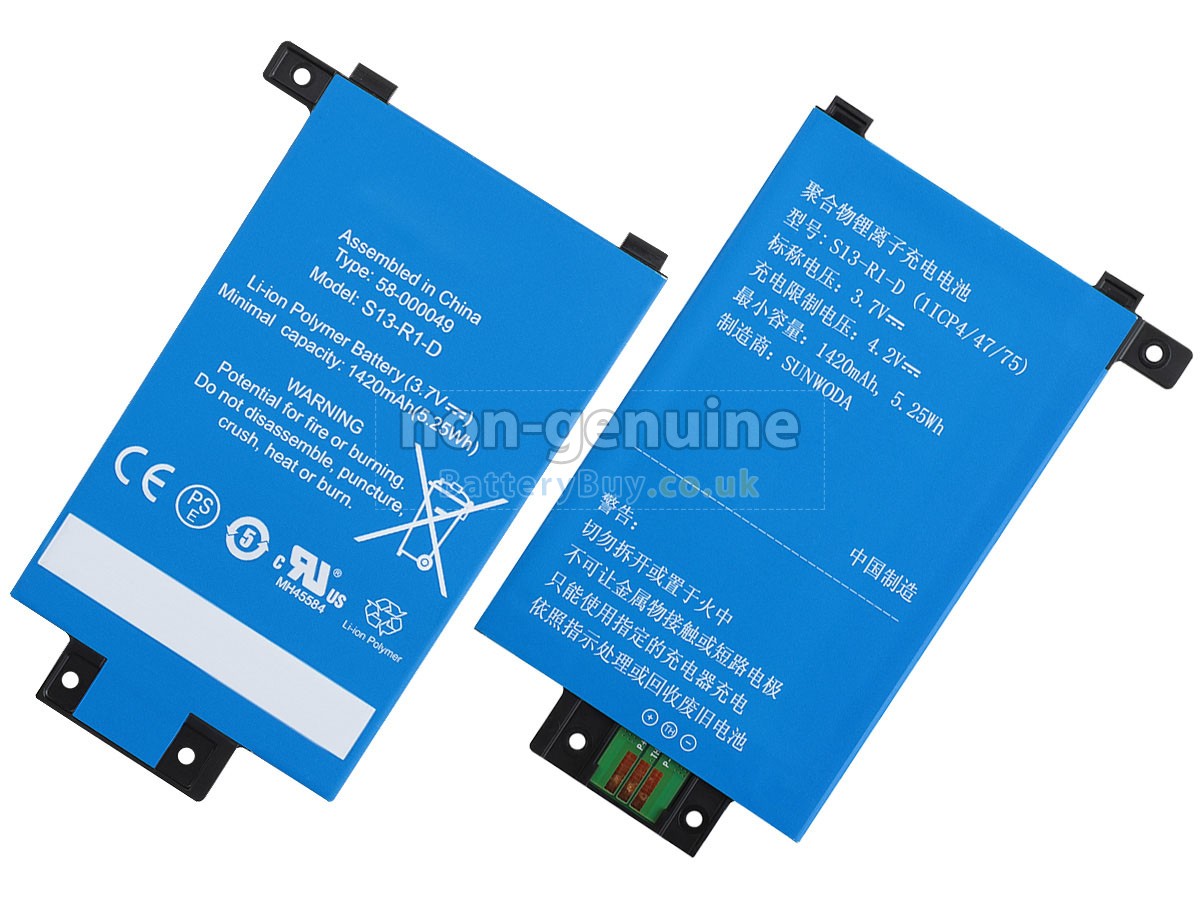 replacement battery for Amazon KINDLE 7 WP63GW