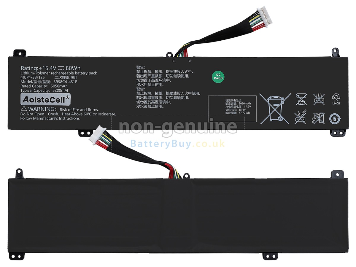 replacement battery for AolsteCell 3958C4-4S1P