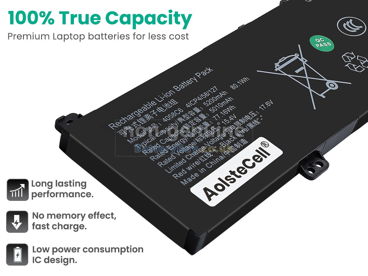 replacement battery for AolsteCell 4058C6