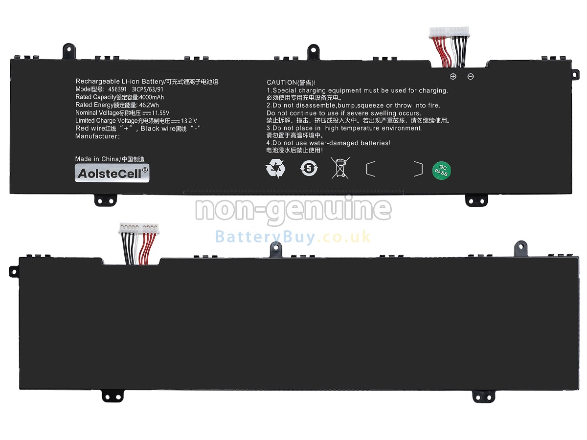 replacement battery for AolsteCell 456391