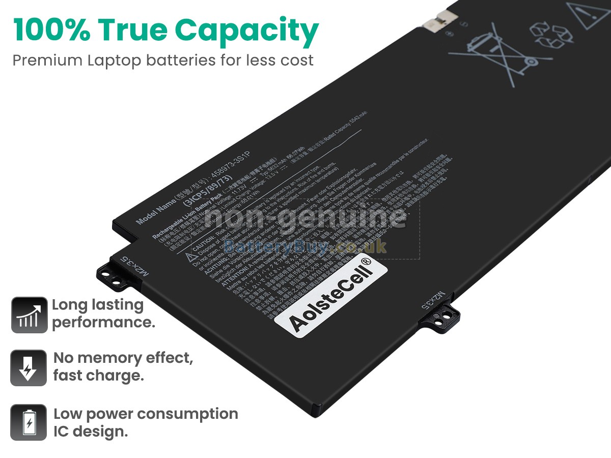 replacement battery for AolsteCell 458973-3S1P