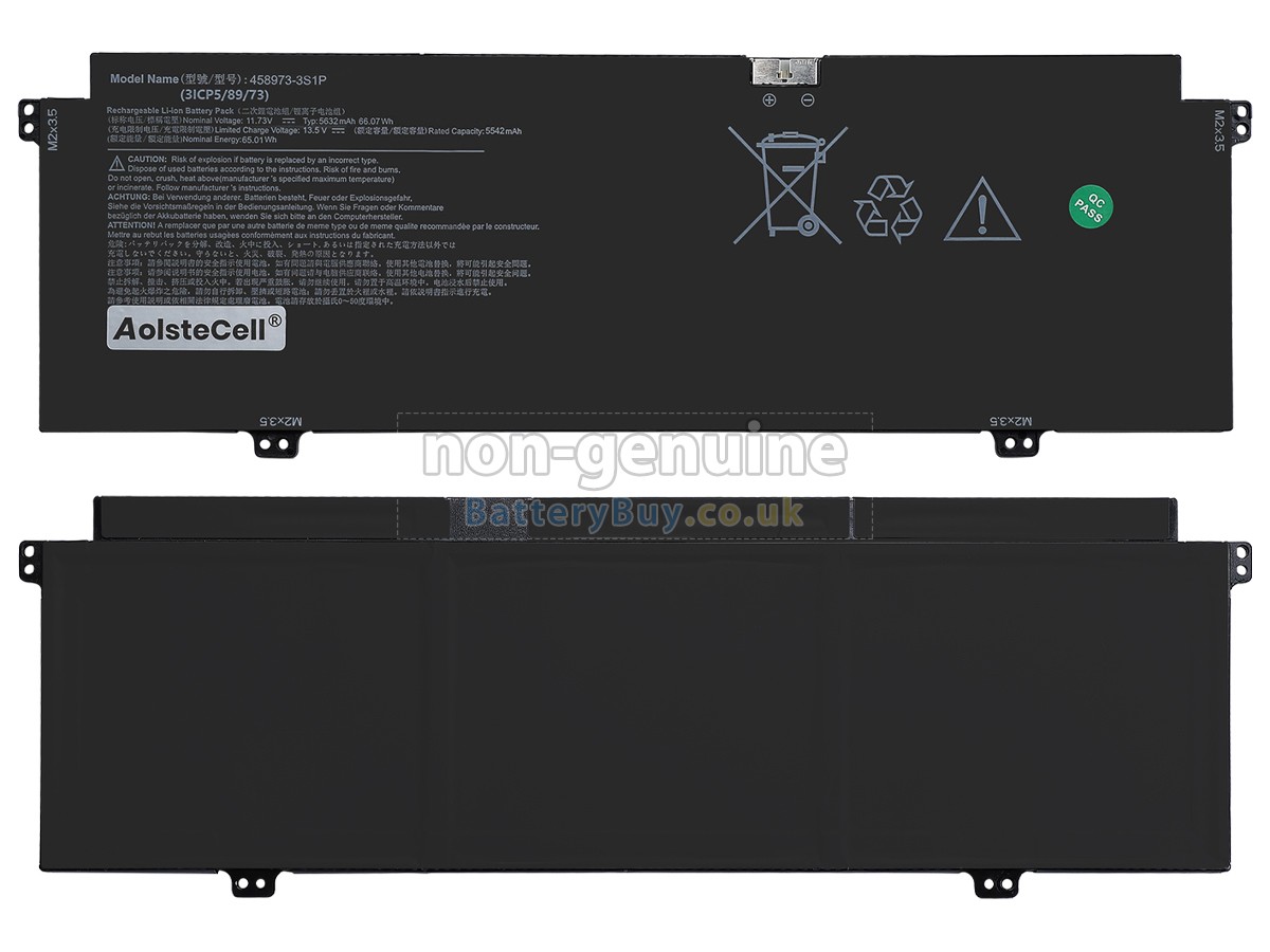 replacement battery for AolsteCell 458973-3S1P