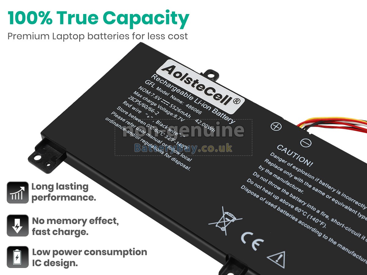 replacement battery for AolsteCell 486066