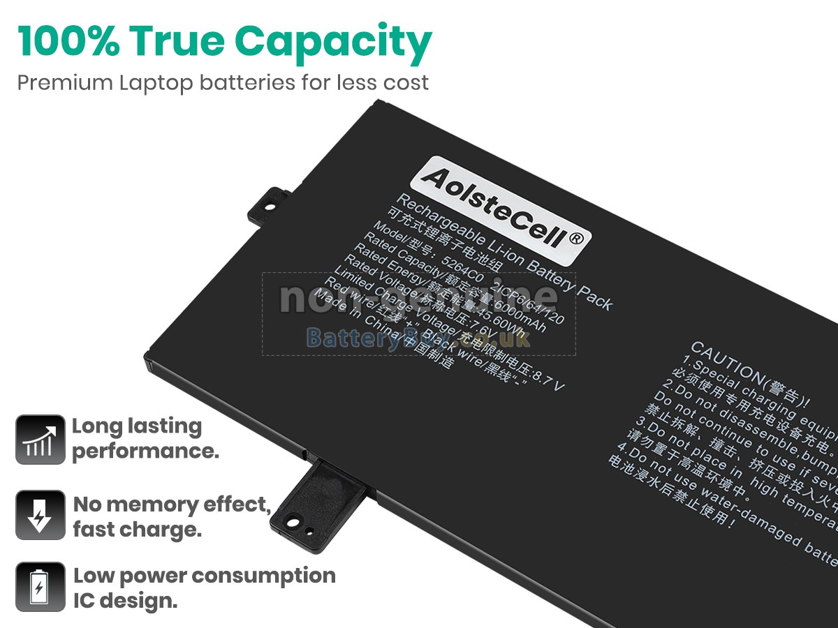 replacement battery for AolsteCell 5264C0