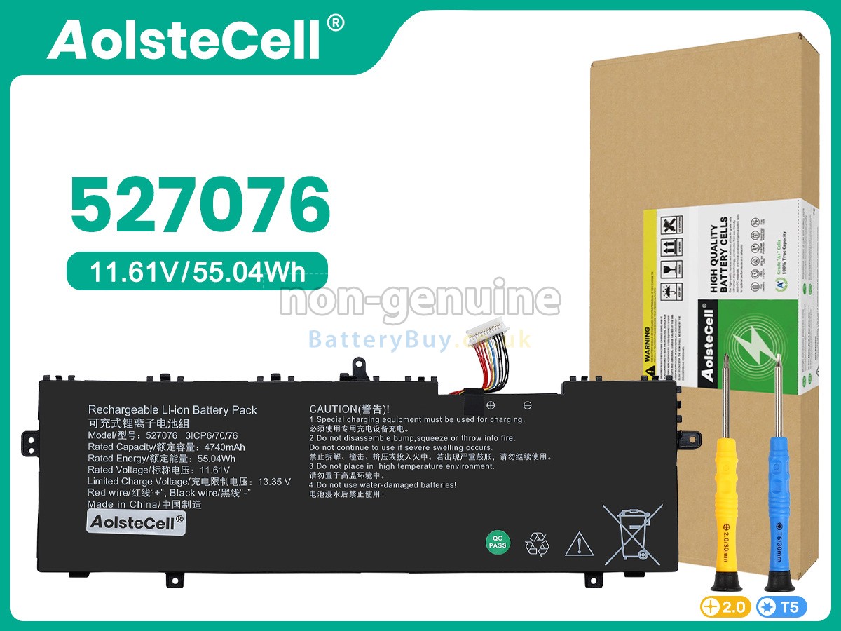 replacement battery for AolsteCell 527076
