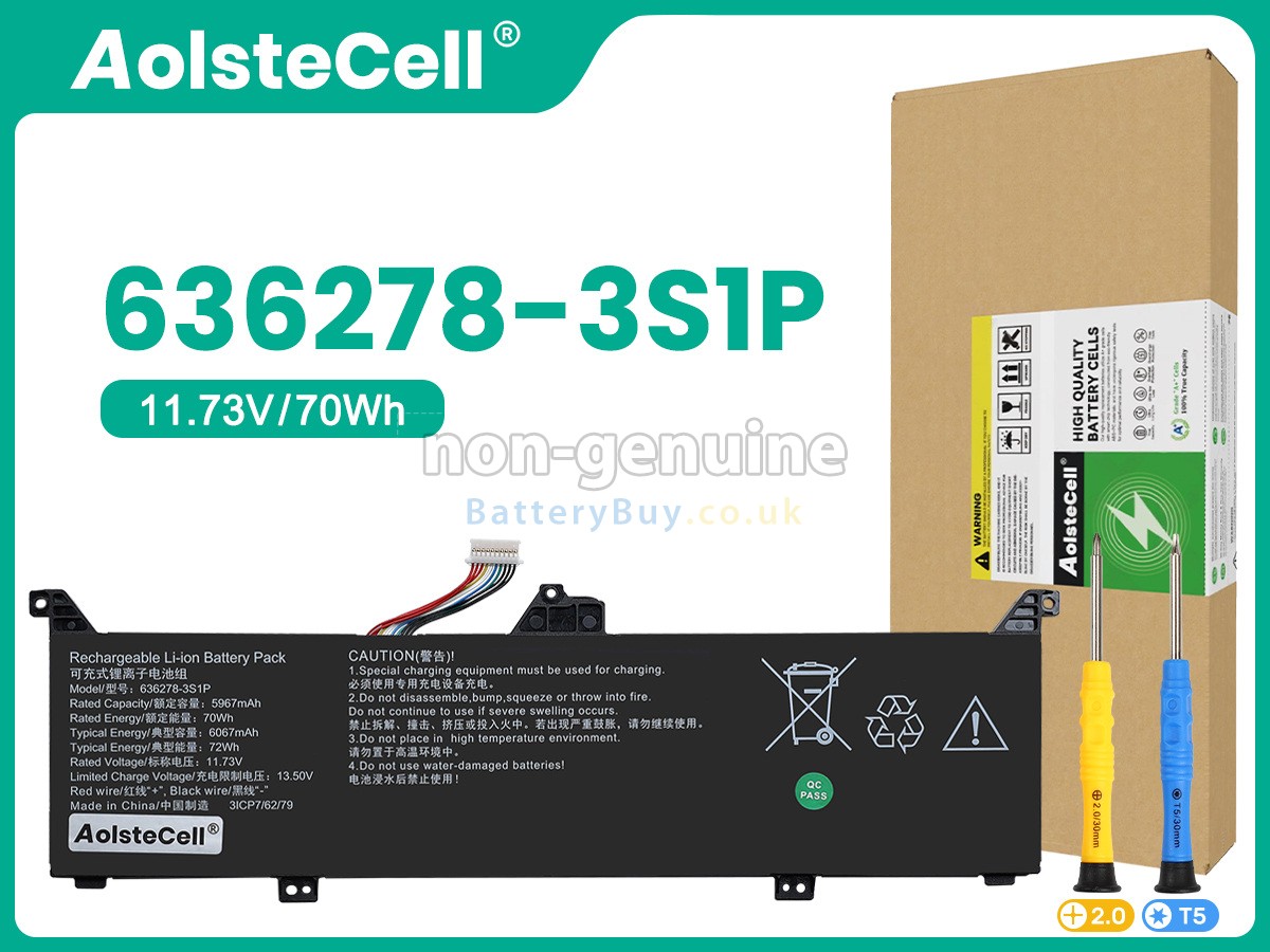 replacement battery for AolsteCell 636278-3S1P
