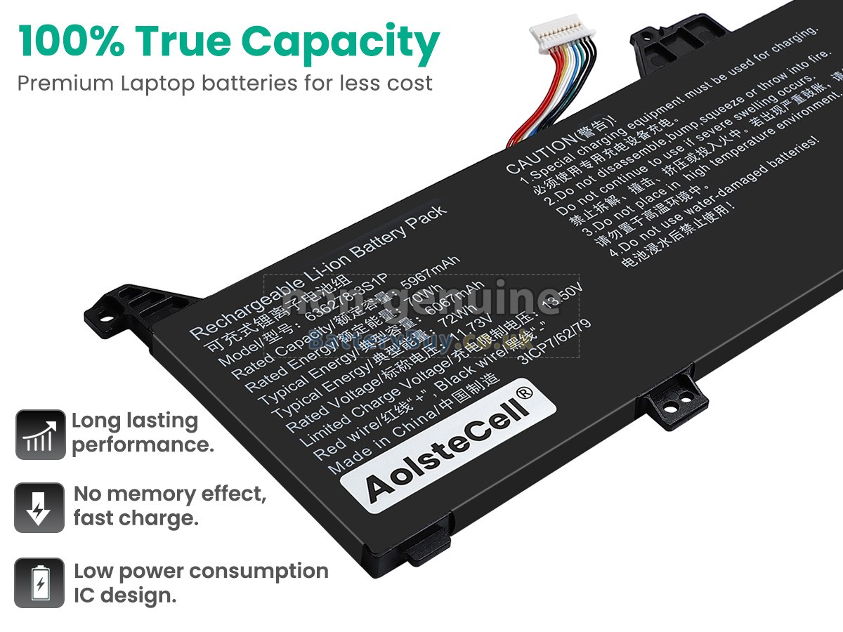 replacement battery for AolsteCell 636278-3S1P