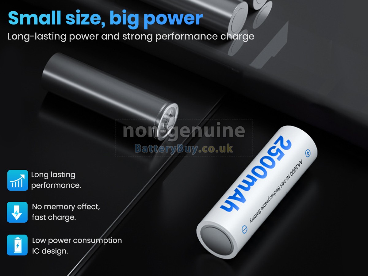 replacement battery for AolsteCell AA-2500