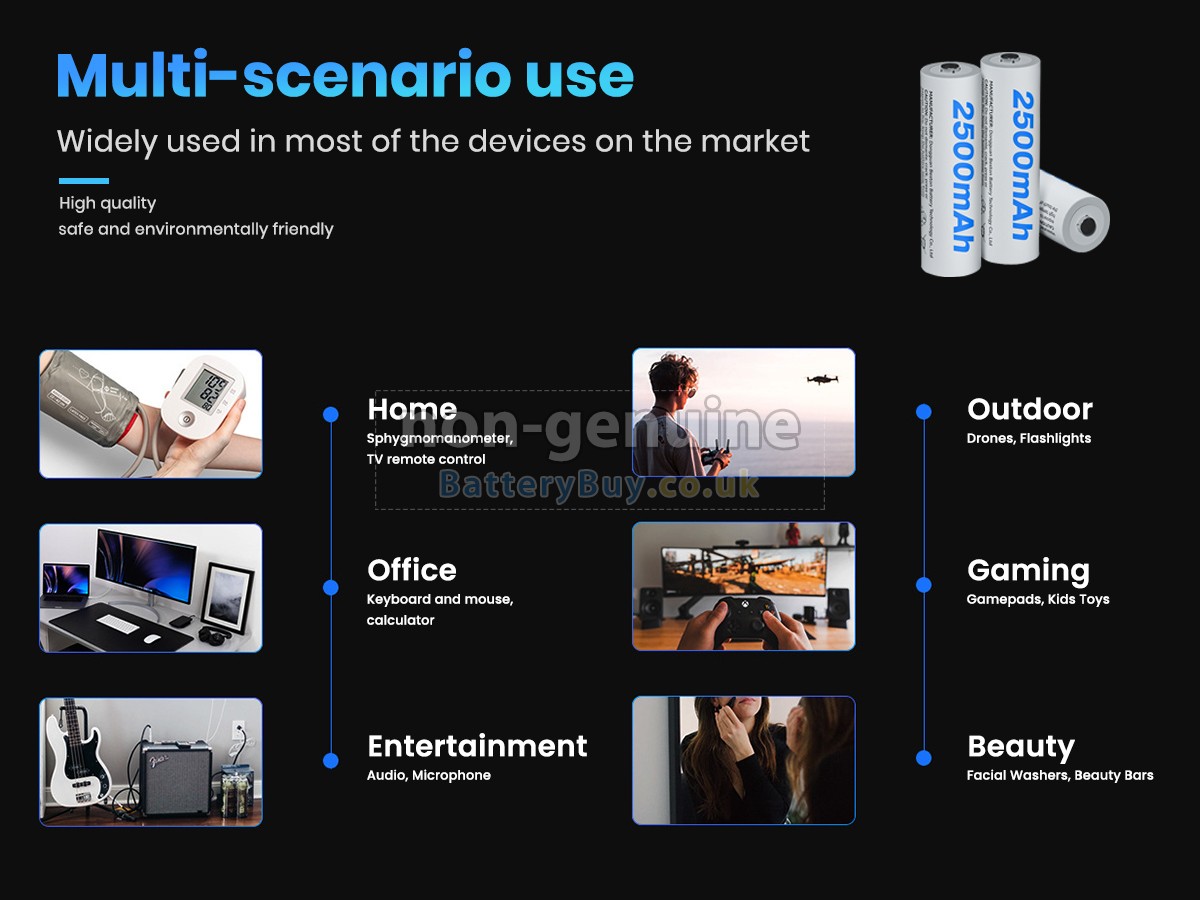 replacement battery for AolsteCell AA-2500