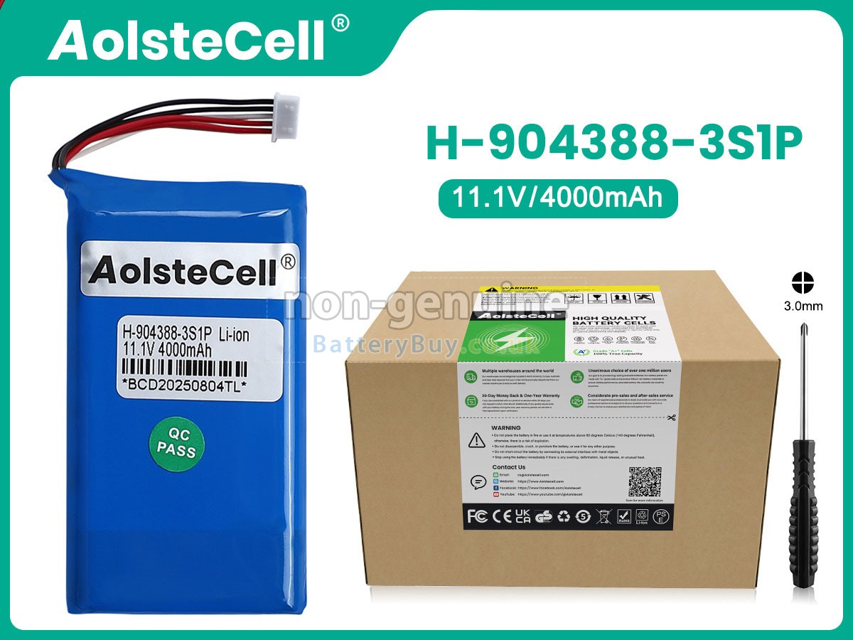 replacement battery for AolsteCell H-904388-3S1P