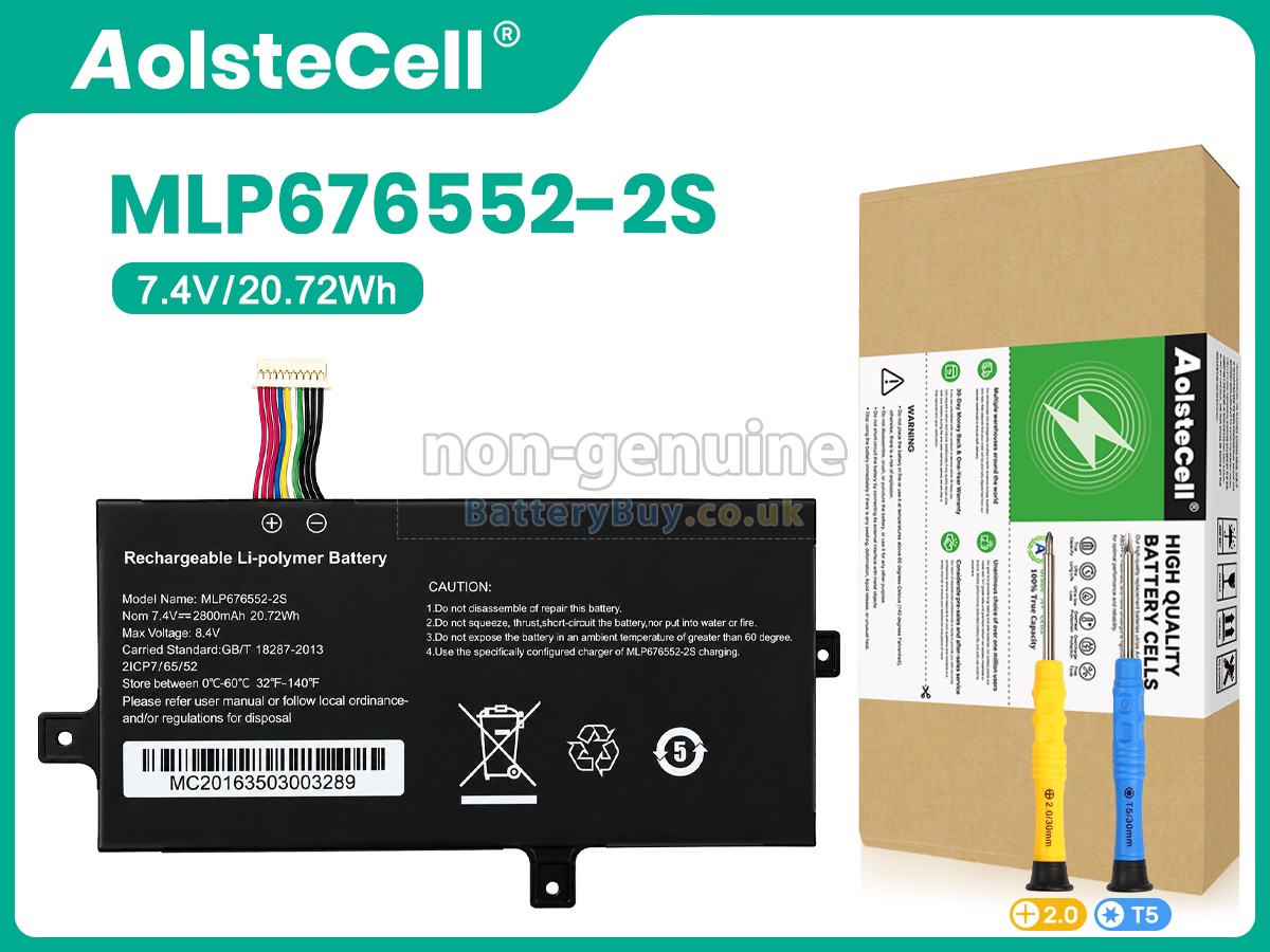 Replacement Battery for AolsteCell MLP676552-2S