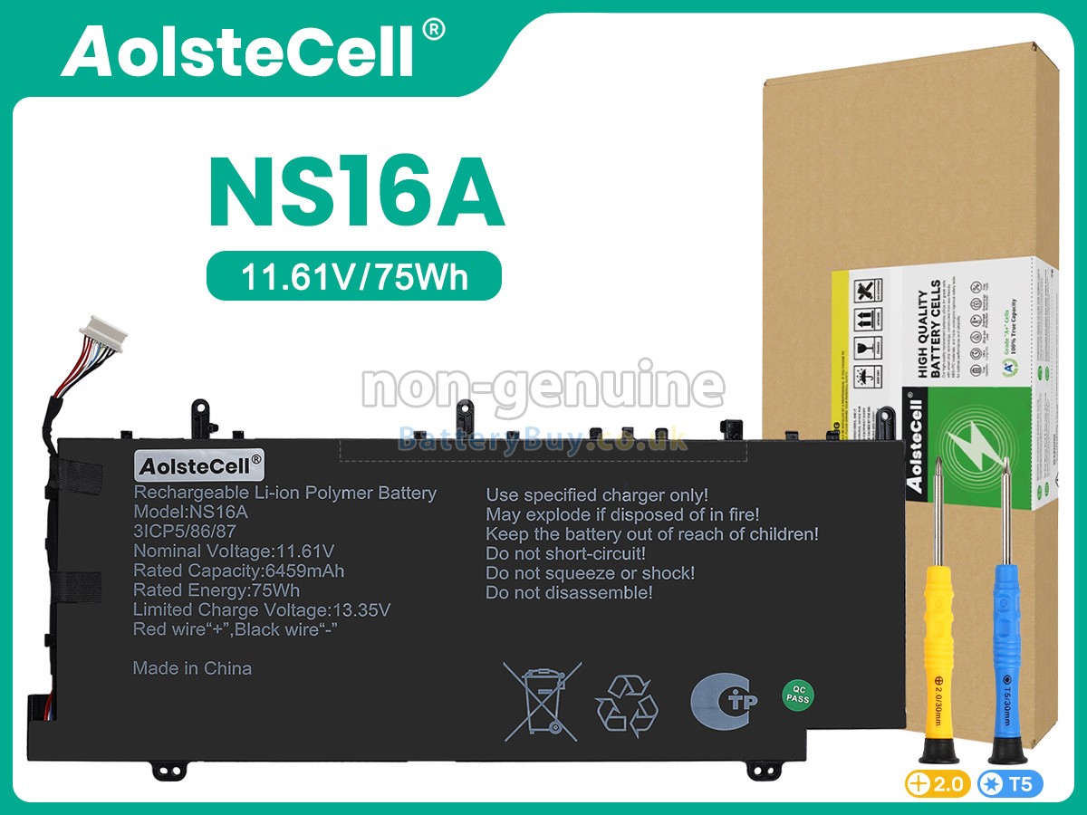 replacement battery for AolsteCell NS16A