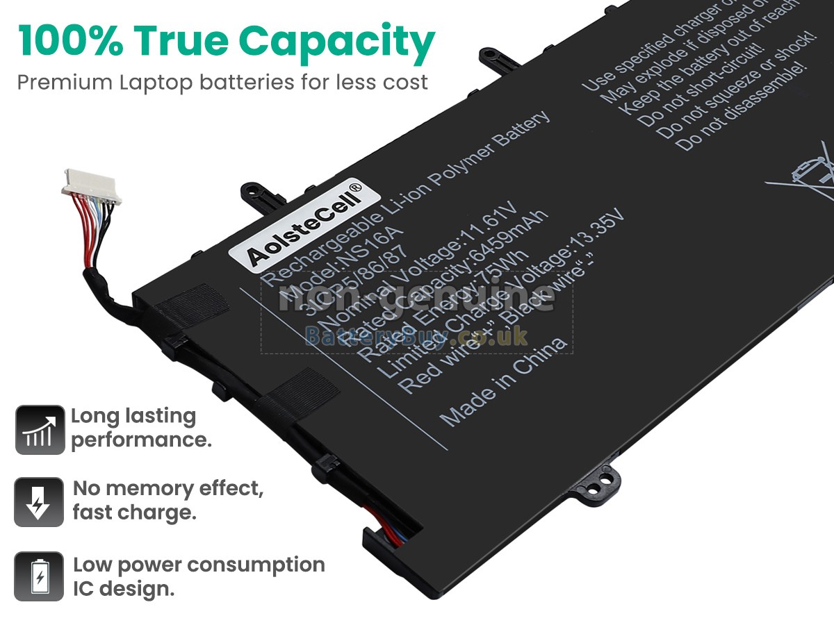replacement battery for AolsteCell NS16A