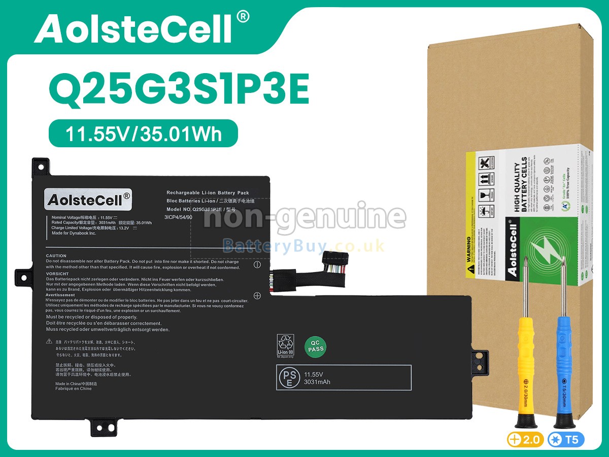 replacement battery for AolsteCell Q25G3S1P3E
