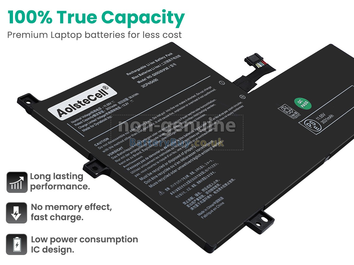 replacement battery for AolsteCell Q25G3S1P3E